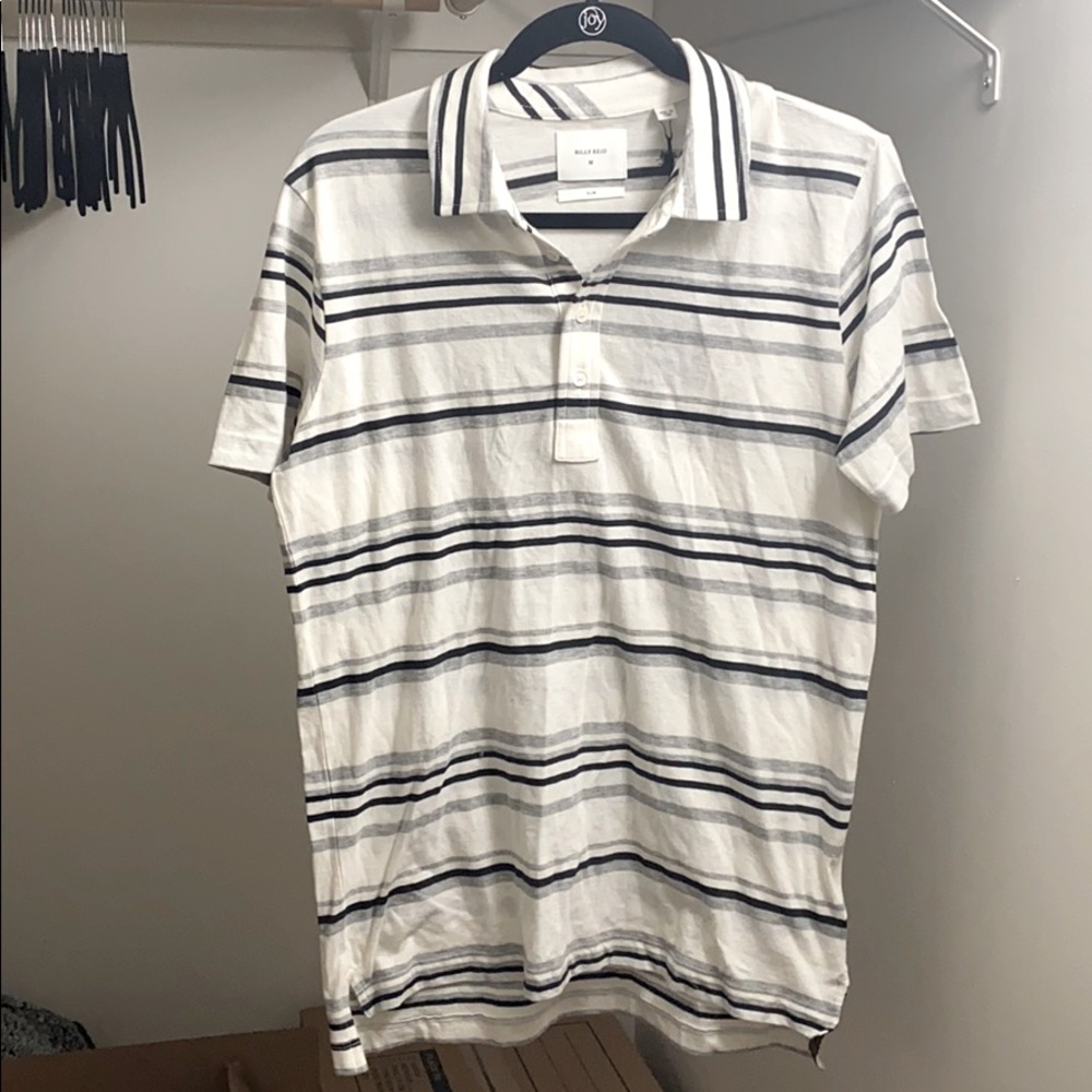 NWT Stripped collared shirt
